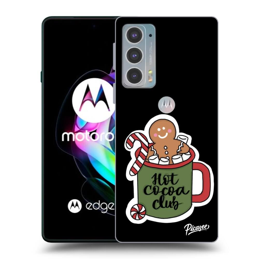 Picasee crna silikonska maskica za Motorola Edge 20 - Hot Cocoa Club