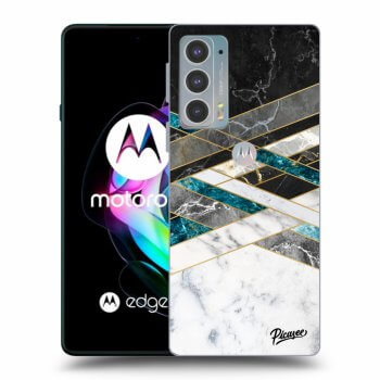 Maskica za Motorola Edge 20 - Black & White geometry