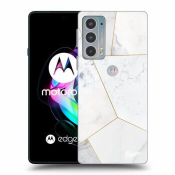 Maskica za Motorola Edge 20 - White tile