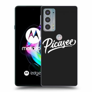 Picasee crna silikonska maskica za Motorola Edge 20 - Picasee - White