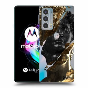 Maskica za Motorola Edge 20 - Gold - Black