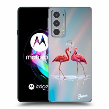 Maskica za Motorola Edge 20 - Flamingos couple