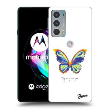 Maskica za Motorola Edge 20 - Diamanty White