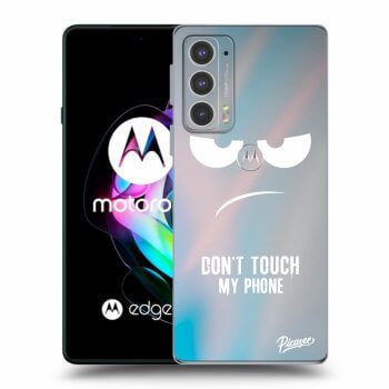 Picasee silikonska prozirna maskica za Motorola Edge 20 - Don't Touch My Phone