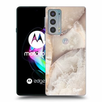 Maskica za Motorola Edge 20 - Cream marble