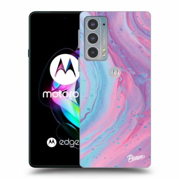 Maskica za Motorola Edge 20 - Pink liquid