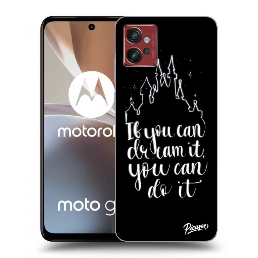 Picasee silikonska prozirna maskica za Motorola Moto G32 - Dream