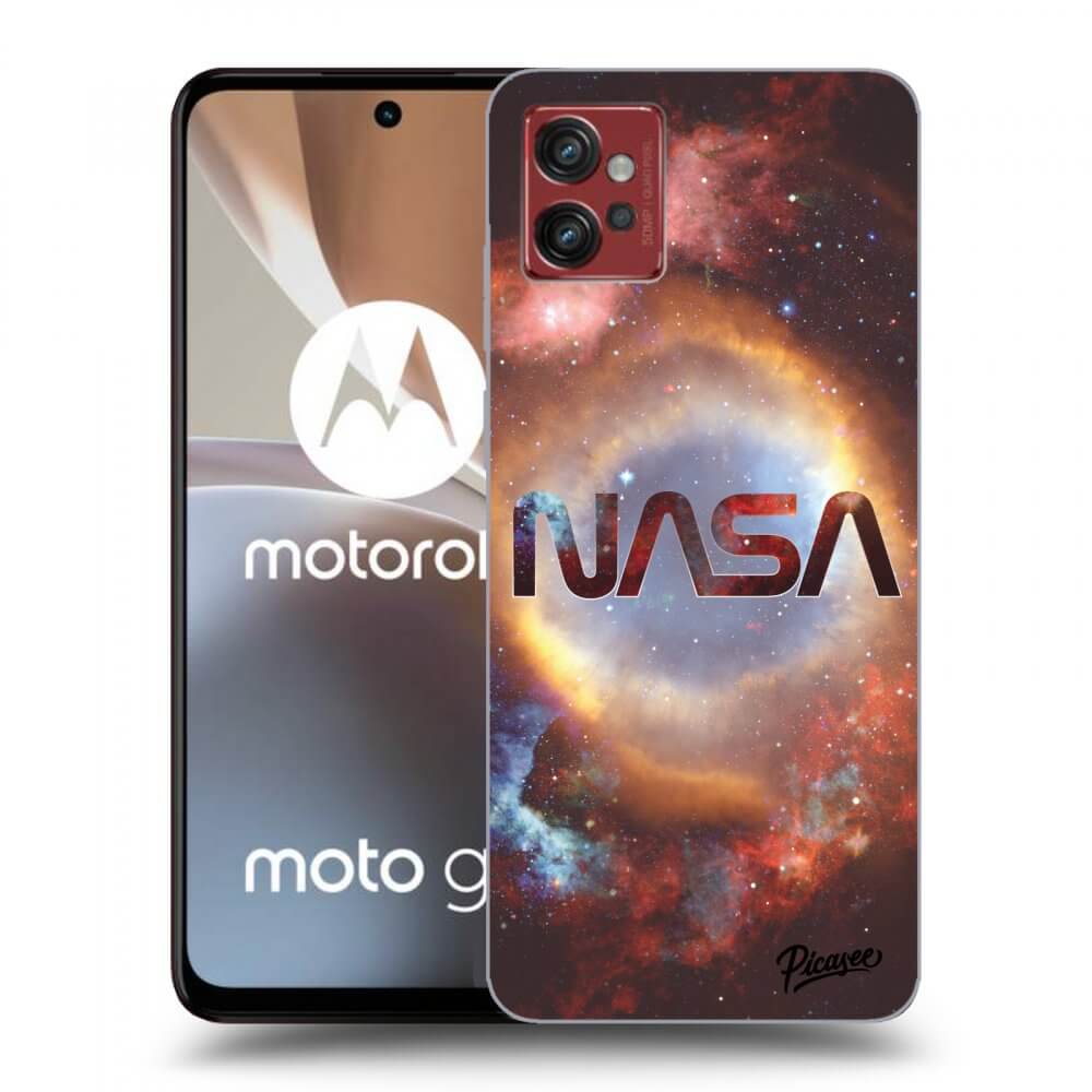 Picasee crna silikonska maskica za Motorola Moto G32 - Nebula