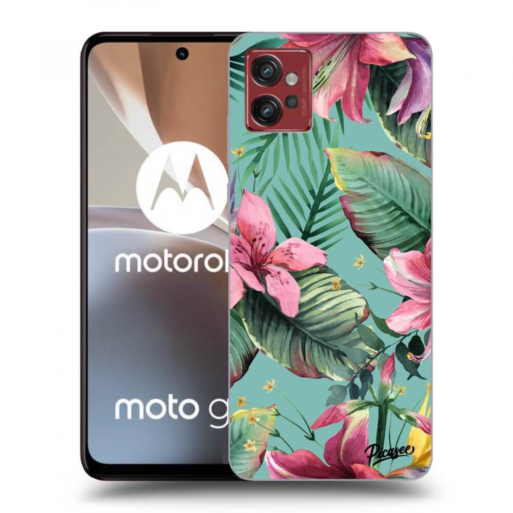 Picasee crna silikonska maskica za Motorola Moto G32 - Hawaii