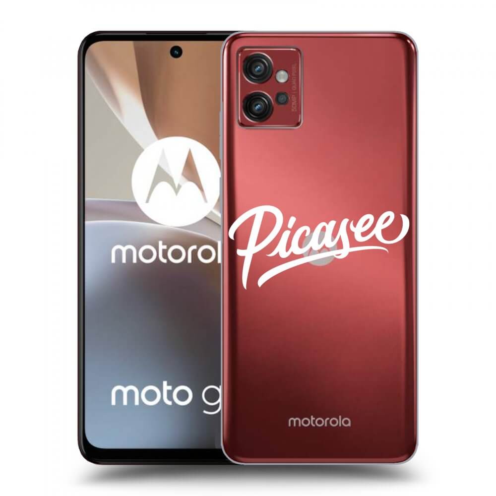 Picasee silikonska prozirna maskica za Motorola Moto G32 - Picasee - White