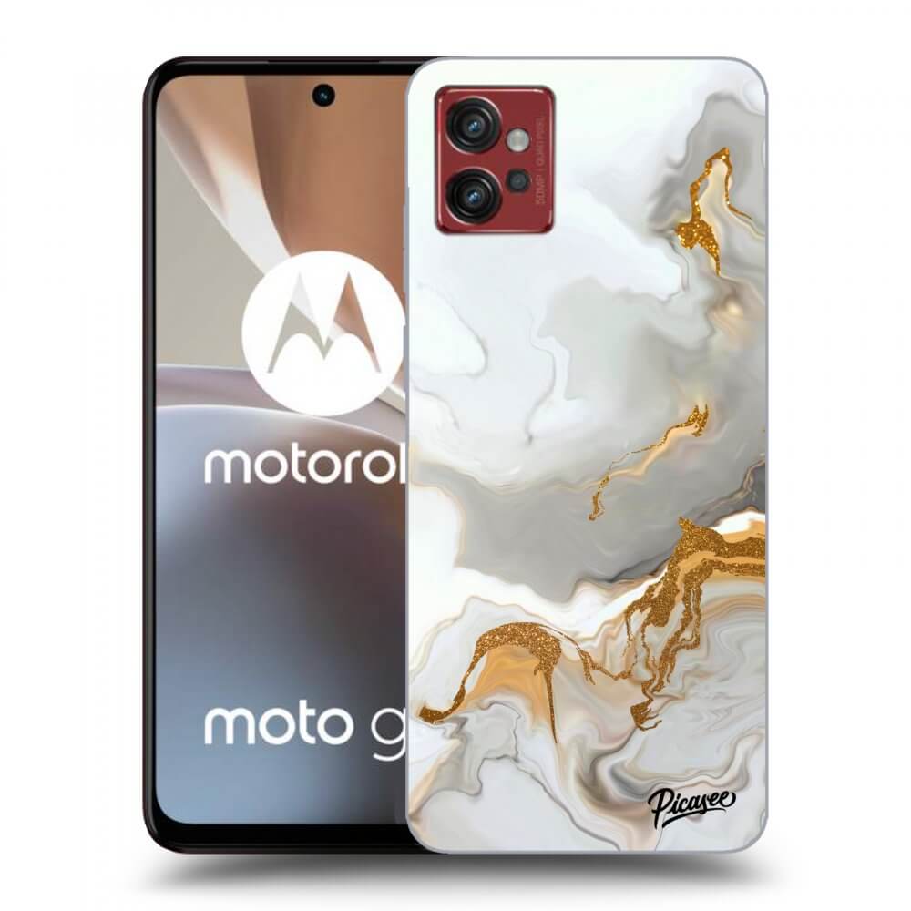 Picasee crna silikonska maskica za Motorola Moto G32 - Her