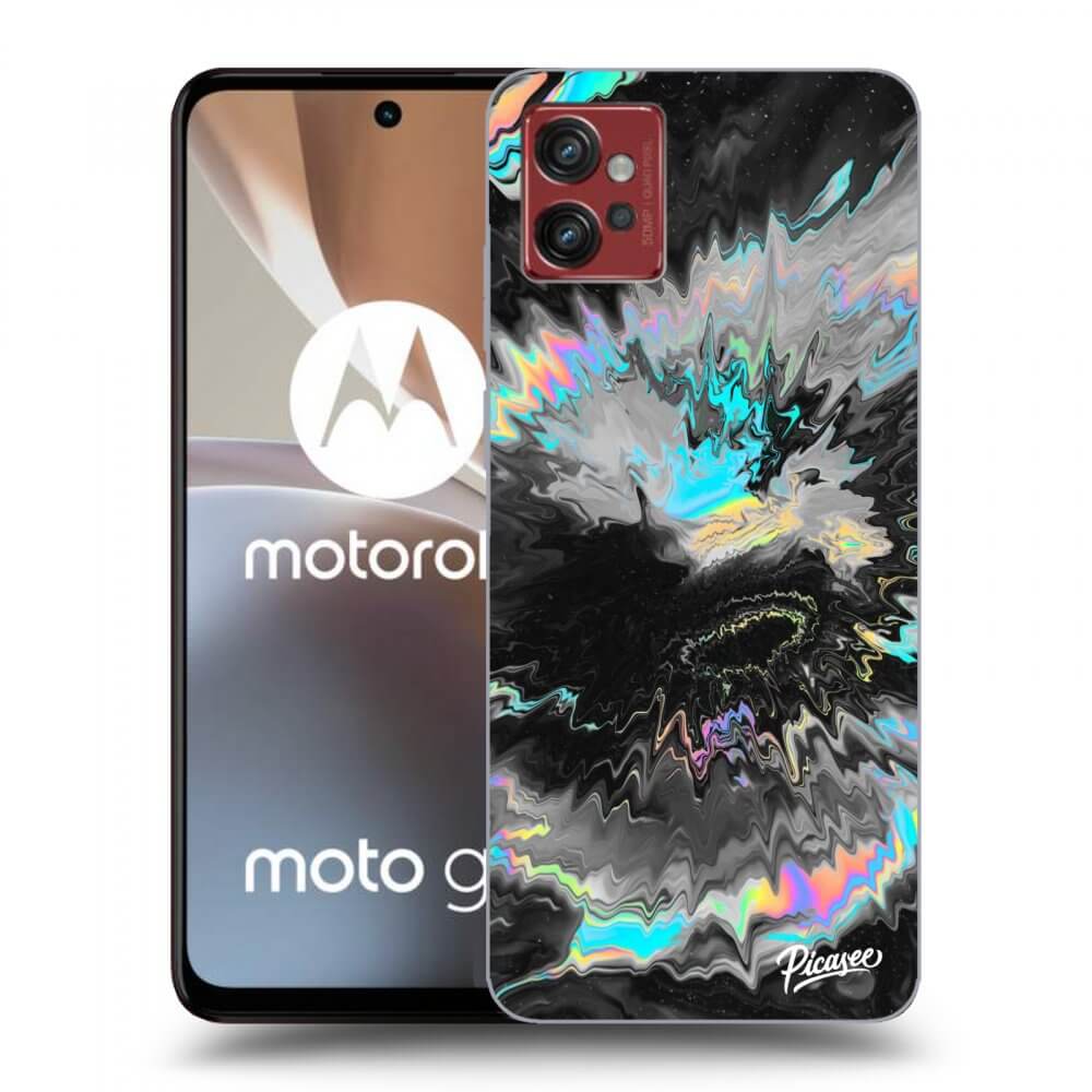 Picasee crna silikonska maskica za Motorola Moto G32 - Magnetic