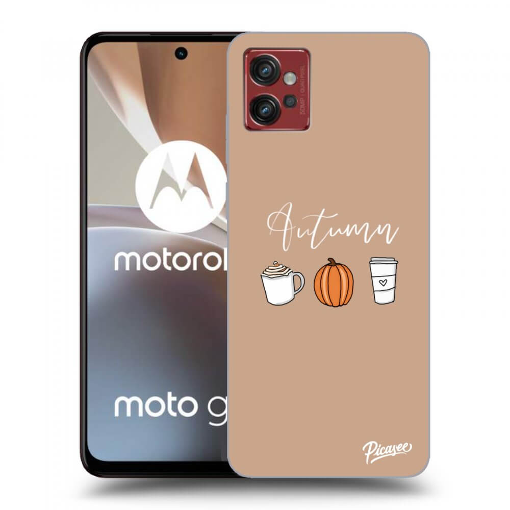 Picasee crna silikonska maskica za Motorola Moto G32 - Autumn