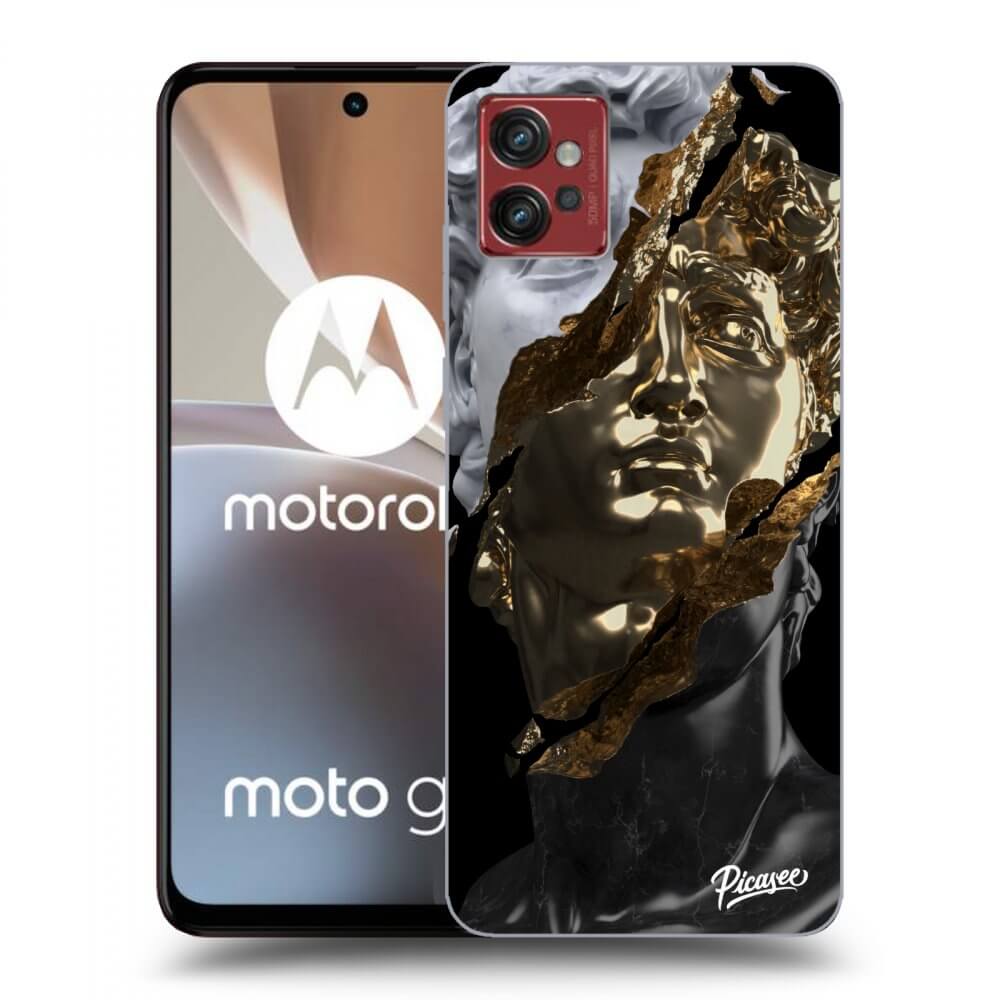 Picasee crna silikonska maskica za Motorola Moto G32 - Trigger