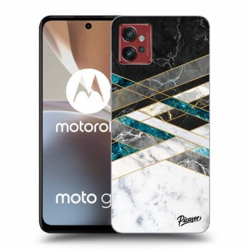 Maskica za Motorola Moto G32 - Black & White geometry