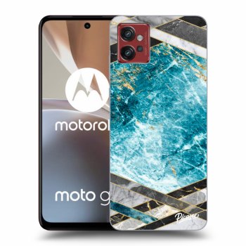 Maskica za Motorola Moto G32 - Blue geometry