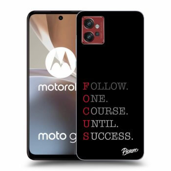 Picasee crna silikonska maskica za Motorola Moto G32 - Focus