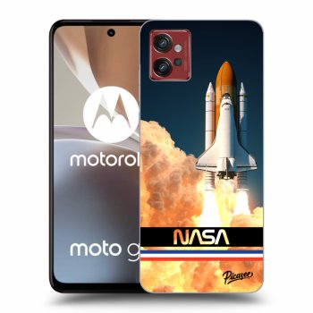 Picasee crna silikonska maskica za Motorola Moto G32 - Space Shuttle