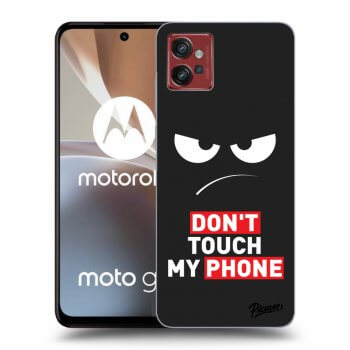 Picasee crna silikonska maskica za Motorola Moto G32 - Angry Eyes - Transparent
