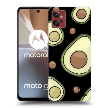 Picasee crna silikonska maskica za Motorola Moto G32 - Avocado