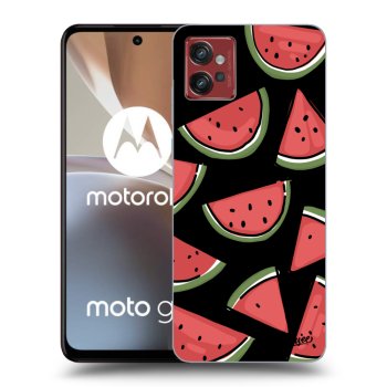 Picasee crna silikonska maskica za Motorola Moto G32 - Melone