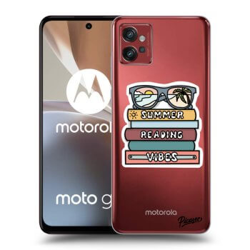 Picasee crna silikonska maskica za Motorola Moto G32 - Summer reading vibes