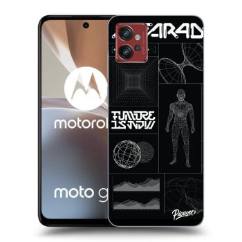 Picasee silikonska prozirna maskica za Motorola Moto G32 - BLACK BODY