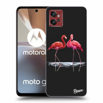 Maskica za Motorola Moto G32 - Flamingos couple