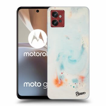Picasee crna silikonska maskica za Motorola Moto G32 - Splash