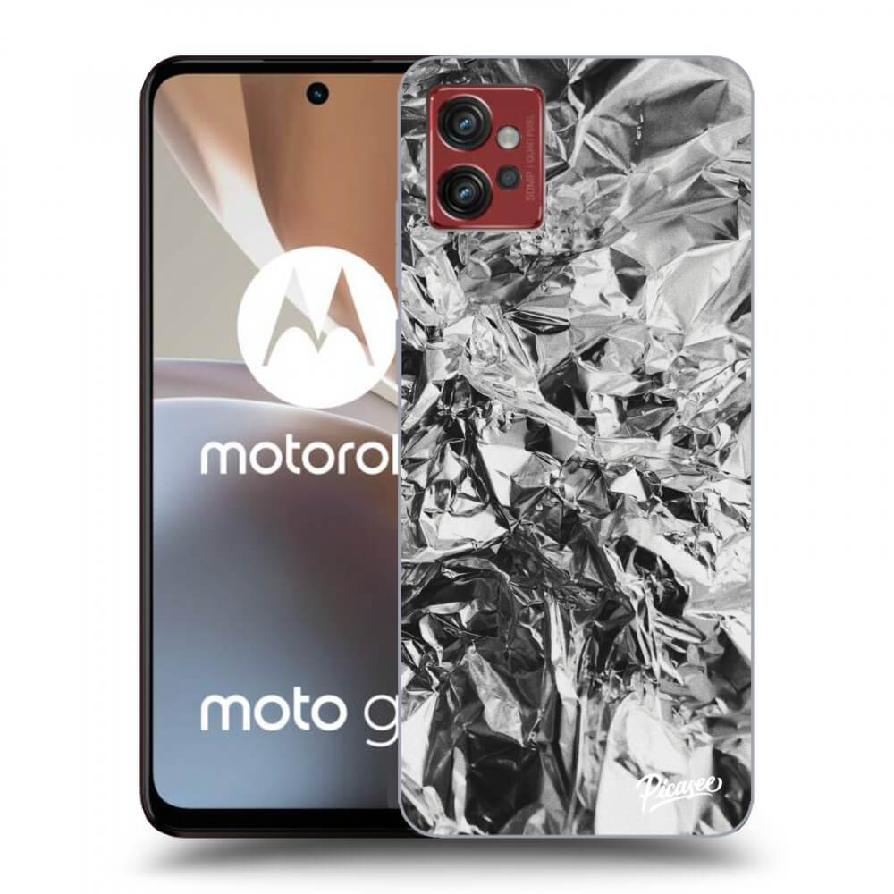 Picasee silikonska prozirna maskica za Motorola Moto G32 - Chrome