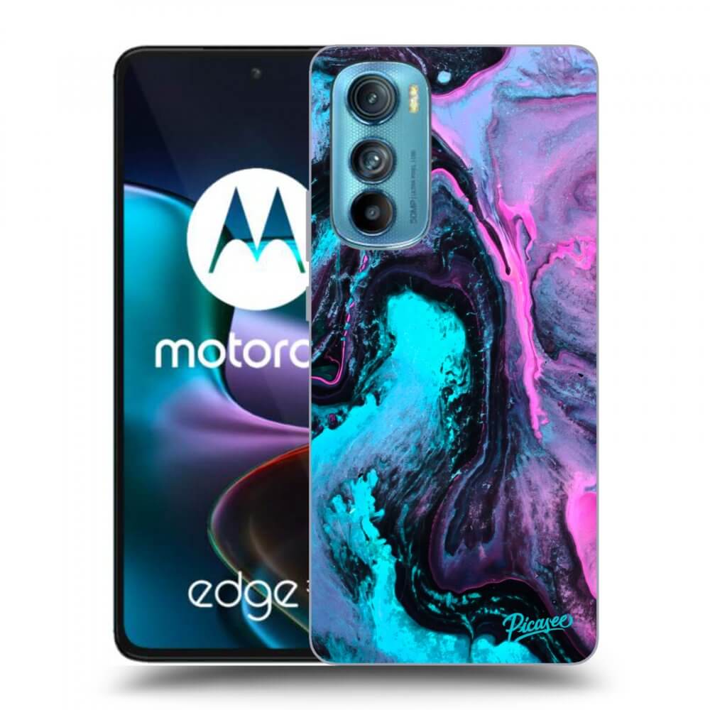 Picasee crna silikonska maskica za Motorola Edge 30 - Lean 2