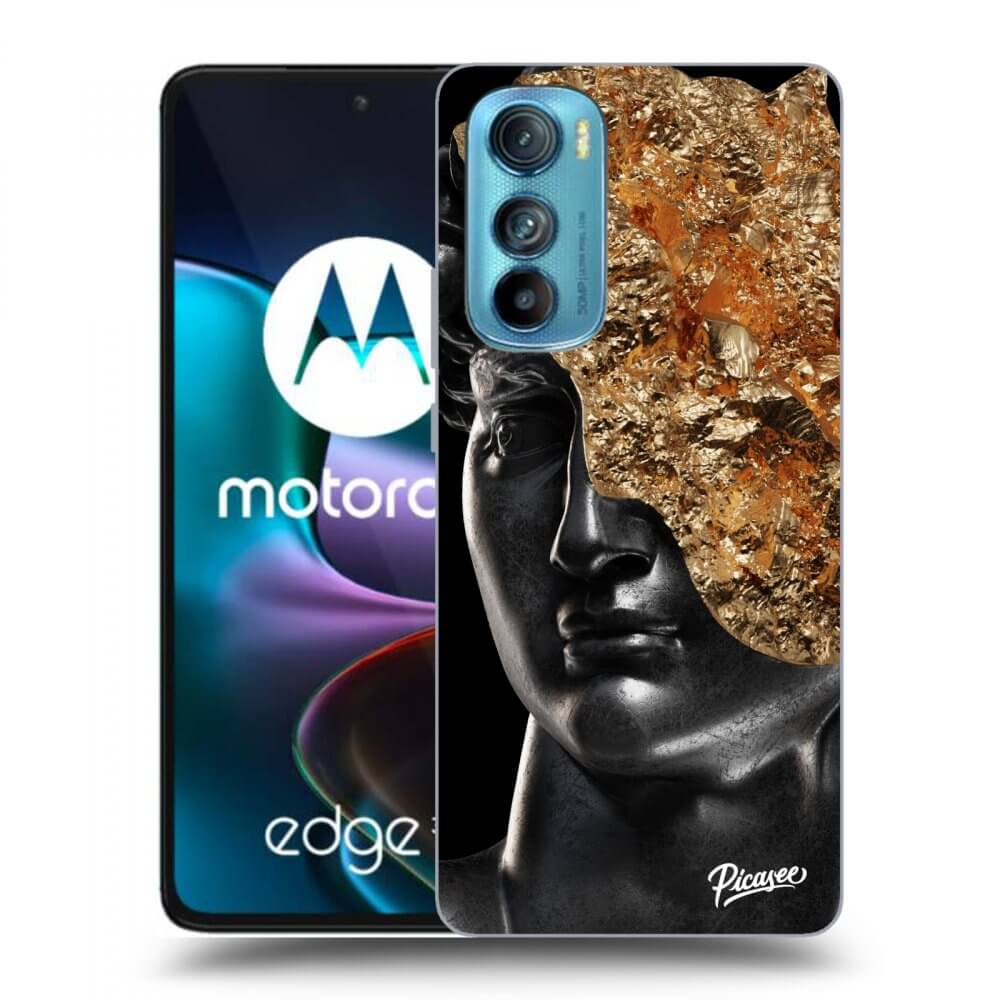 Picasee crna silikonska maskica za Motorola Edge 30 - Holigger