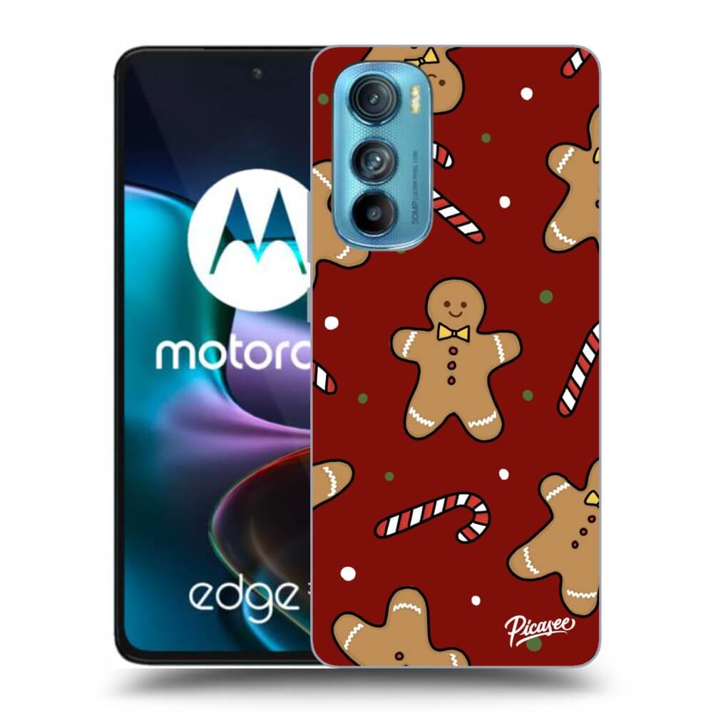 Picasee silikonska prozirna maskica za Motorola Edge 30 - Gingerbread 2