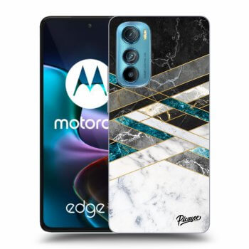 Maskica za Motorola Edge 30 - Black & White geometry