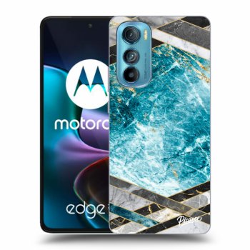 Maskica za Motorola Edge 30 - Blue geometry