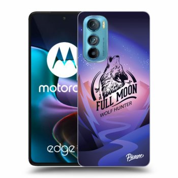Picasee crna silikonska maskica za Motorola Edge 30 - Wolf