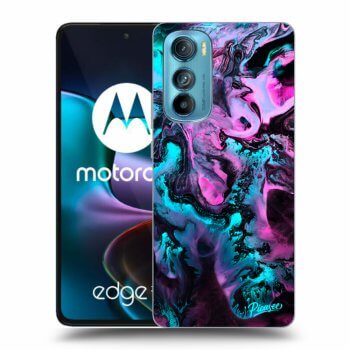 Picasee crna silikonska maskica za Motorola Edge 30 - Lean