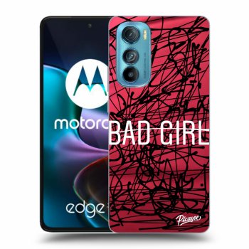 Picasee crna silikonska maskica za Motorola Edge 30 - Bad girl