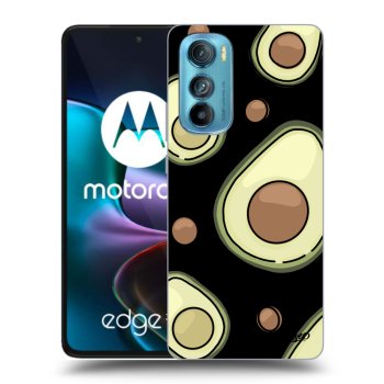 Picasee crna silikonska maskica za Motorola Edge 30 - Avocado