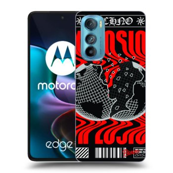 Picasee crna silikonska maskica za Motorola Edge 30 - EXPLOSION