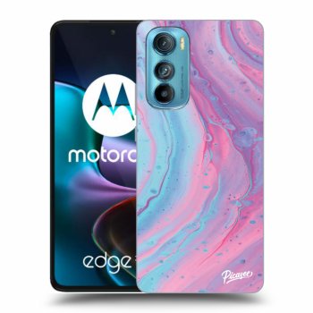 Maskica za Motorola Edge 30 - Pink liquid