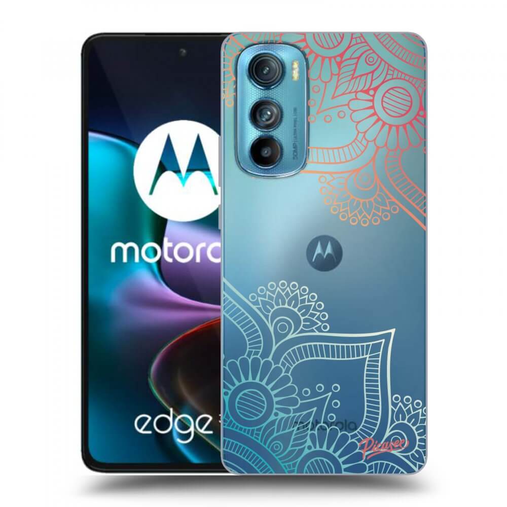 Picasee silikonska prozirna maskica za Motorola Edge 30 - Flowers pattern