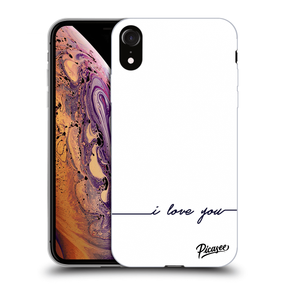 Picasee ULTIMATE CASE za Apple iPhone XR - I love you
