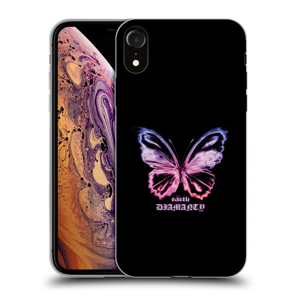 Picasee ULTIMATE CASE za Apple iPhone XR - Diamanty Purple