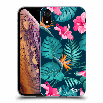 Picasee ULTIMATE CASE za Apple iPhone XR - Pink Monstera
