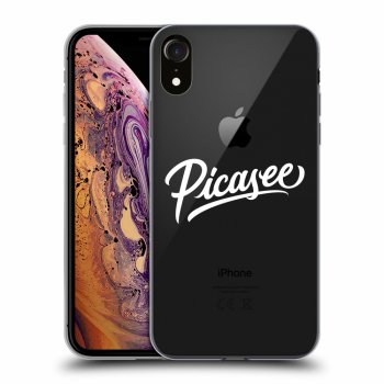 Picasee silikonska prozirna maskica za Apple iPhone XR - Picasee - White