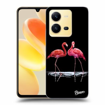 Maskica za Vivo X80 Lite - Flamingos couple