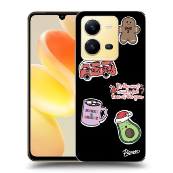 Maskica za Vivo X80 Lite - Christmas Stickers