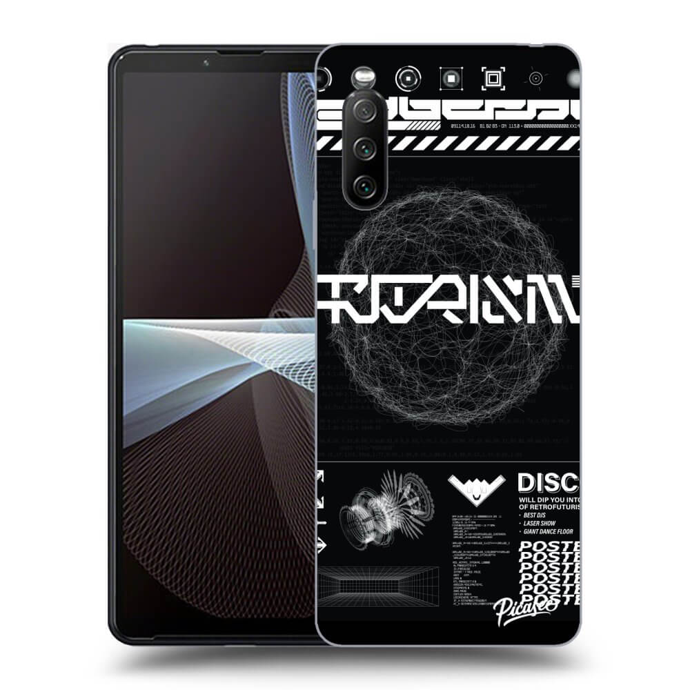 Picasee crna silikonska maskica za Sony Xperia 10 III - BLACK DISCO