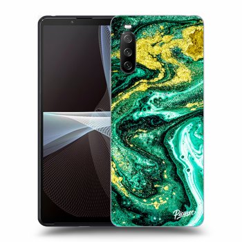 Maskica za Sony Xperia 10 III - Green Gold